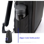 Balo laptop doanh nhân Bopai 751-006551 dung tích lớn, thoáng khí, phong cách thường ngày, có cổng USB ngoài, kích thước: 30 x 12 x 44cm, mã 751-006551