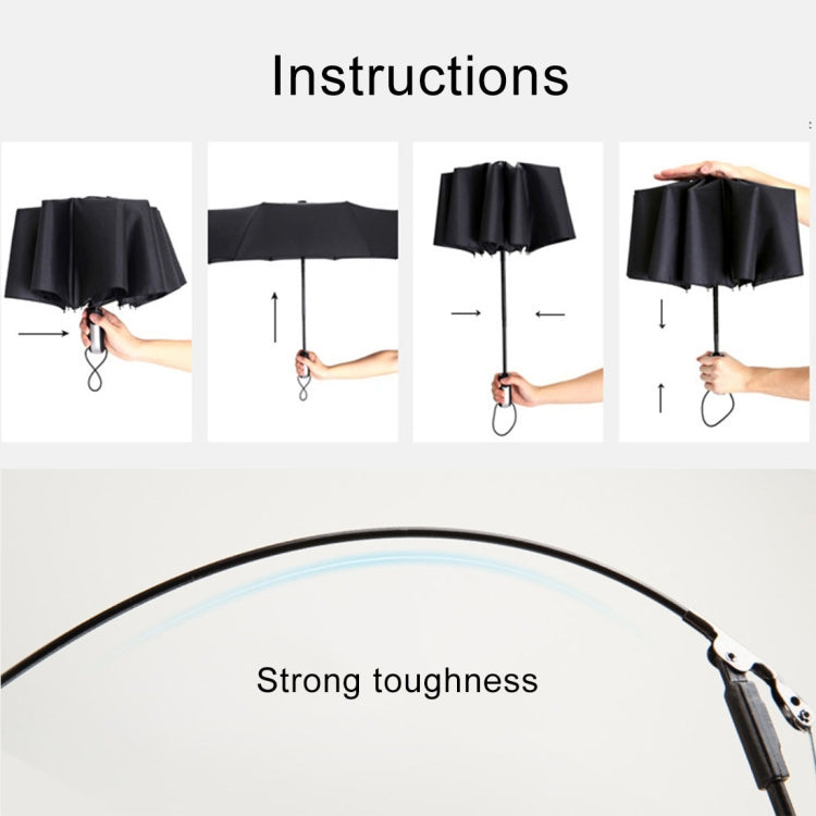 Ô chống UV chống thấm nước gấp ba nhẹ tự động di động