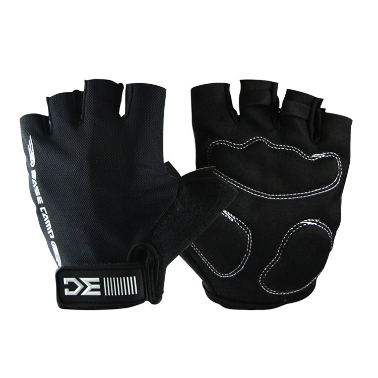 Găng tay nửa ngón xe đạp BaseCamp BC-204, vải Lycra, Kích thước: XL, Kích thước: XL