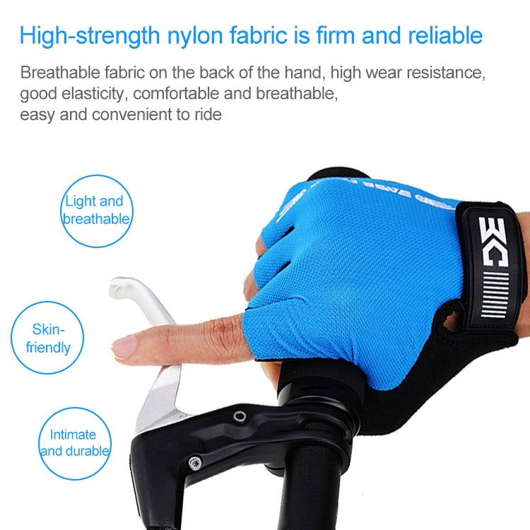Găng tay nửa ngón xe đạp BaseCamp BC-204, vải Lycra, Kích thước: XL, Kích thước: XL