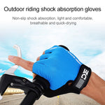 Găng tay nửa ngón xe đạp BaseCamp BC-204, vải Lycra, Kích thước: XL, Kích thước: XL