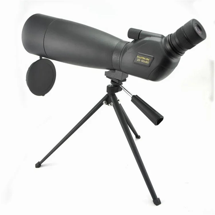 Ống nhòm quan sát chống nước Visionking 20-60x80 zoom Bak4 ống nhòm đơn dùng để quan sát chim / săn bắn, có chân đế, 20-60x80
