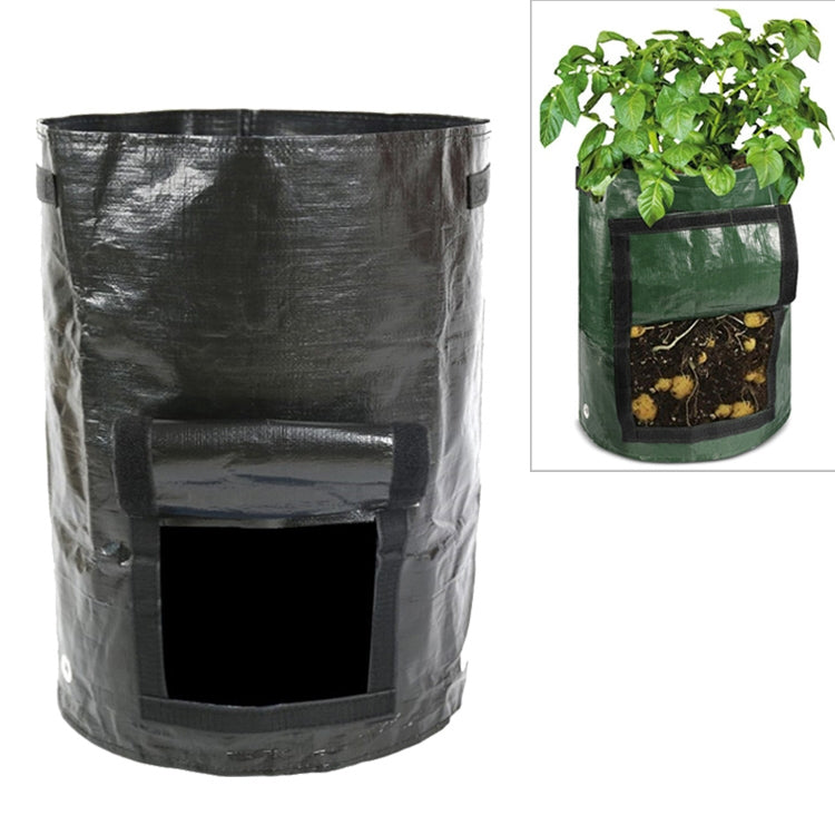 Túi PE trồng khoai tây 7 gallon, túi trồng rau, dụng cụ làm vườn nông trại, kích thước: 30cm x 35cm