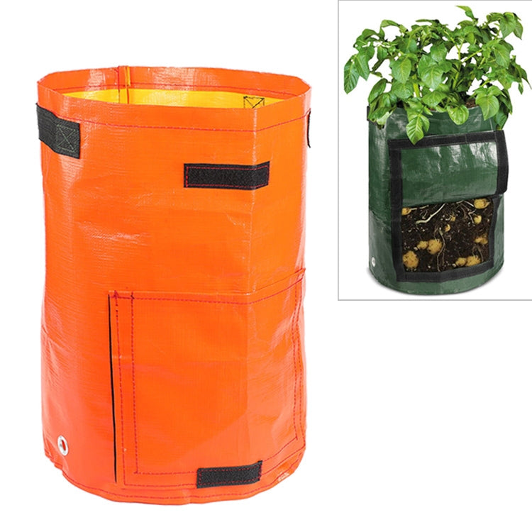 Túi PE trồng khoai tây 10 gallon, túi trồng rau, dụng cụ làm vườn nông trại, kích thước: 35cm x 45cm