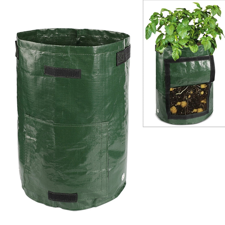 Túi PE trồng khoai tây 10 gallon, túi trồng rau, dụng cụ làm vườn nông trại, kích thước: 35cm x 45cm