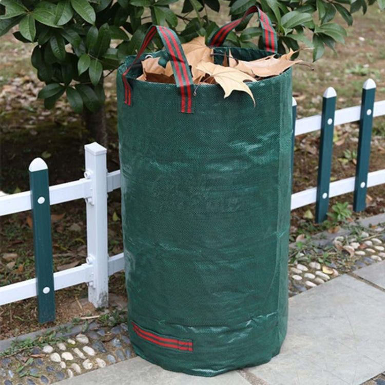 Túi đựng lá rụng vườn PP 132 gallon 500L, túi rác xanh, kích thước: 80cm x 100cm, 500L