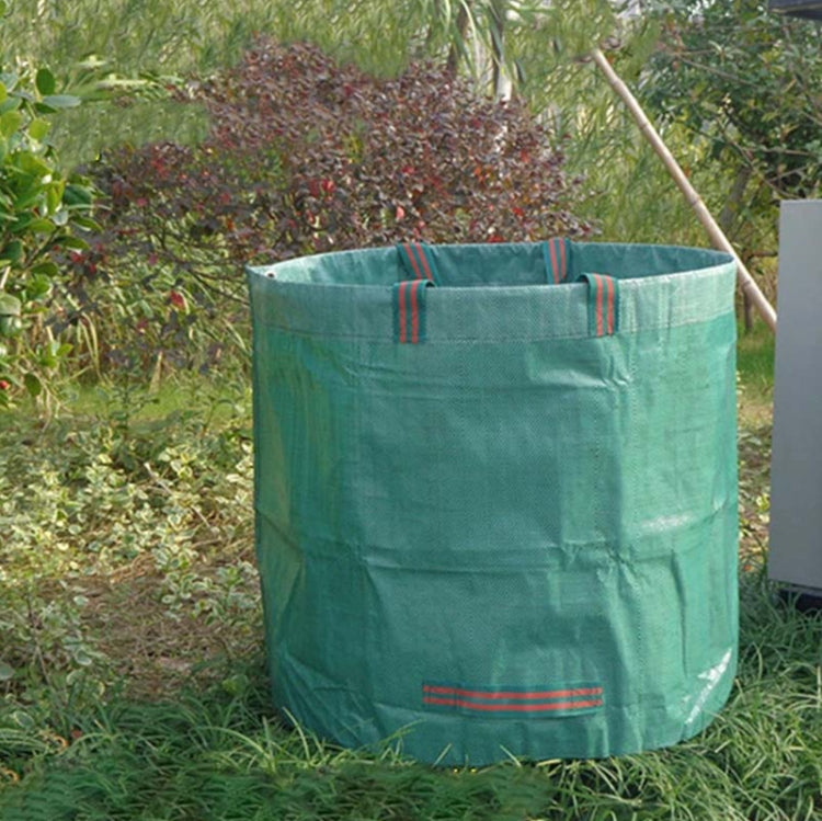 Túi đựng lá rụng vườn PP 132 gallon 500L, túi rác xanh, kích thước: 80cm x 100cm, 500L