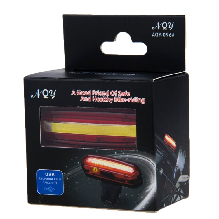 Đèn hậu xe đạp LED hai màu có thể tháo rời sạc USB AQY-096 IPX4, Trắng & Đỏ, Xanh & Đỏ