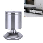 Chân tủ, sofa, đồ nội thất bằng cột thép không gỉ dày, vân dây, chiều cao: 80mm