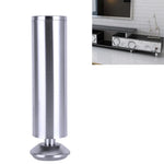 Chân tủ, sofa, đồ nội thất bằng cột thép không gỉ dày, vân dây, chiều cao: 350mm