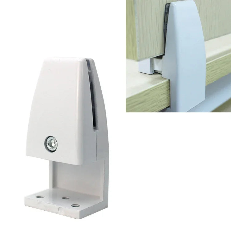 Kẹp cố định màn hình bàn làm việc hợp kim nhôm hình chữ L (Trắng), Hình chữ L (Trắng)