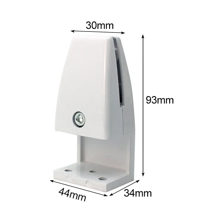 Kẹp cố định màn hình bàn làm việc hợp kim nhôm hình chữ L (Trắng), Hình chữ L (Trắng)