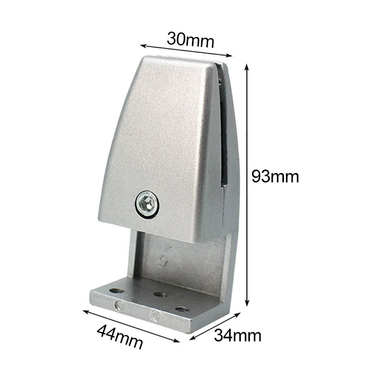 Kẹp cố định màn hình bàn làm việc hợp kim nhôm hình chữ L (Bạc), Hình chữ L (Bạc)
