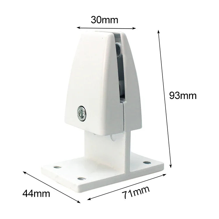 Kẹp cố định màn hình bàn làm việc hợp kim nhôm hình chữ T (Trắng), Hình chữ T (Trắng)