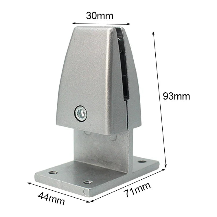 Kẹp cố định màn hình bàn làm việc hợp kim nhôm hình chữ T (Bạc), Hình chữ T (Bạc)