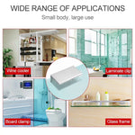10 PCS Single Hole Aluminum Alloy Glass Fixing Clip, S, 12mm, S, 12mm
