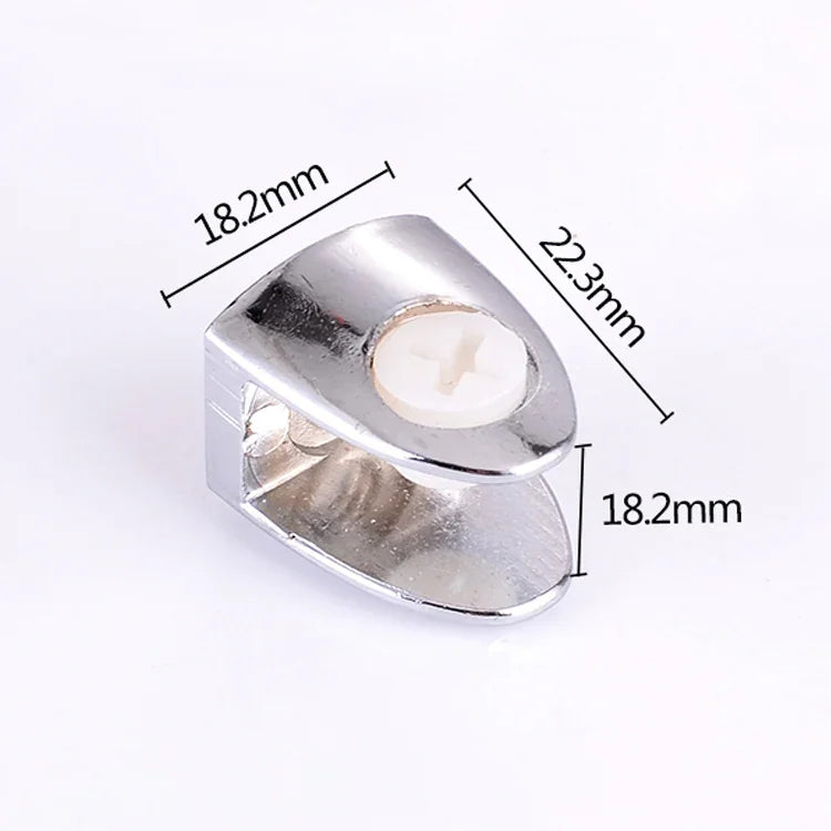 15 miếng Kẹp Kính Đinh Liên Kết Giá Đỡ Cố Định Hợp Kim Kẽm Sáng Bóng, Đinh