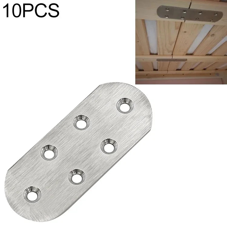 10 miếng Mã Liên Kết Thép Không Gỉ Mảnh Nối Thẳng, Số: 18, 18