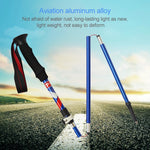 5 Node Portable Foldable Aluminium Alloy Alpenstocks Trekking Poles, Folding Length : 28.5CM, Folding Length : 28.5CM (Blue), Folding Length : 28.5CM (Red), Folding Length : 28.5CM (Black), Folding Length : 28.5CM (Green)