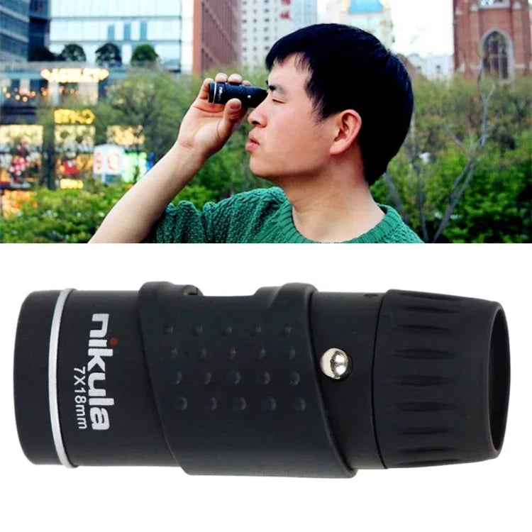 Kính đơn bỏ túi chuyên nghiệp phóng đại kép Nikula 7*18 độ phân giải cao, 7x18