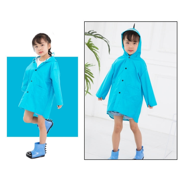 Áo mưa thời trang trẻ em hình khủng long hoạt hình, Kích thước: XXXL, Kích thước: XXXL