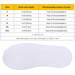 Bao giày chống trượt chống thấm PVC thời trang đế dày, Kích thước: S, Kích thước: S