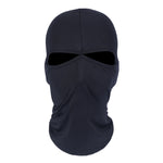Khẩu trang đầu xe đạp kiểu balaclava unisex co giãn Lycra hai lỗ, khẩu trang đầu BT-09 (Đen)