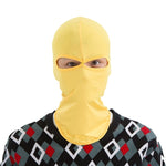Khẩu trang đầu xe đạp kiểu balaclava unisex co giãn Lycra hai lỗ, khẩu trang đầu BT-09 (Đen)