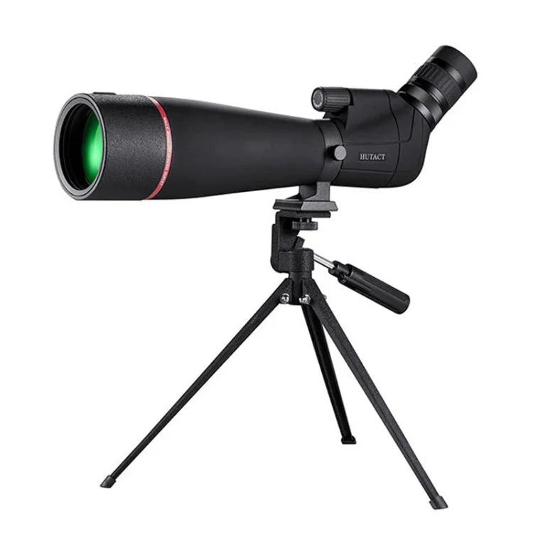 Kính đơn phóng đại zoom quan sát ban đêm độ phân giải cao HTK-72 20x-60x dùng cho cắm trại ngoài trời quan sát chim có chân đế, 20 x 60