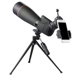 Kính đơn phóng đại zoom quan sát ban đêm độ phân giải cao HTK-72 20x-60x dùng cho cắm trại ngoài trời quan sát chim có chân đế, 20 x 60