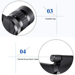 Kính đơn phóng đại zoom quan sát ban đêm độ phân giải cao HTK-72 20x-60x dùng cho cắm trại ngoài trời quan sát chim có chân đế, 20 x 60