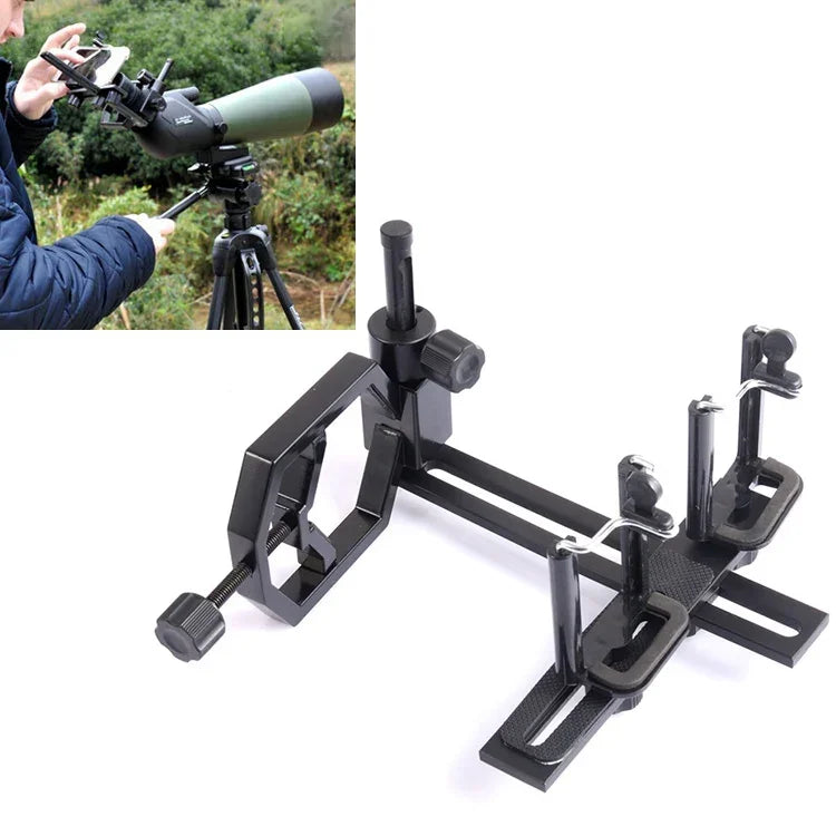Chân đế chụp ảnh kính thiên văn Datyson 5P0010L, tiêu chuẩn + 2 giá đỡ điện thoại, tiêu chuẩn + 2 giá đỡ điện thoại