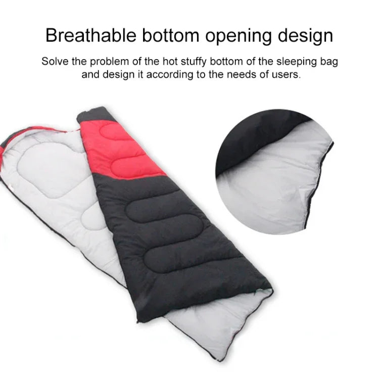 Túi ngủ cắm trại ngoài trời, túi ngủ bông trong nhà ghép nối, kích thước: 210x80cm, trọng lượng: 1.6kg, 1.6kg