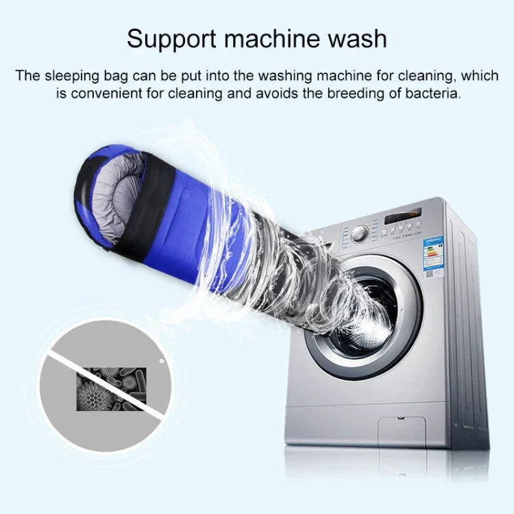 Túi ngủ cắm trại ngoài trời, túi ngủ bông trong nhà ghép nối, kích thước: 210x80cm, trọng lượng: 1.6kg, 1.6kg