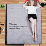 Túi ngủ cắm trại ngoài trời, túi ngủ bông trong nhà ghép nối, kích thước: 210x80cm, trọng lượng: 1.6kg, 1.6kg
