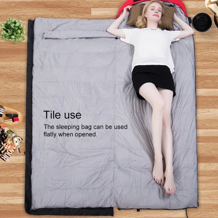 Túi ngủ cắm trại ngoài trời, túi ngủ bông trong nhà ghép nối, kích thước: 210x80cm, trọng lượng: 1.6kg, 1.6kg