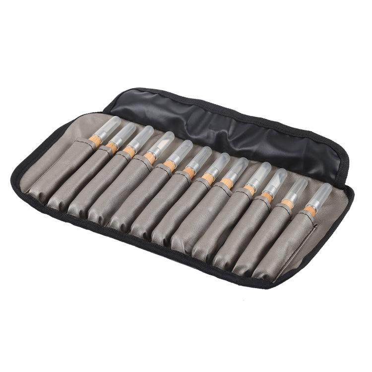 Bộ 12 dao đục gỗ WLXY / Bộ dao đục cơ bản cho làm thủ công, con dấu cao su, dụng cụ cầm tay WL-9330