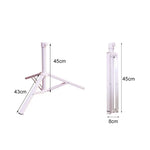 Chân đế gấp chữ thập cố định ô câu cá di động ngoài trời, 45x8cm, 45x8cm