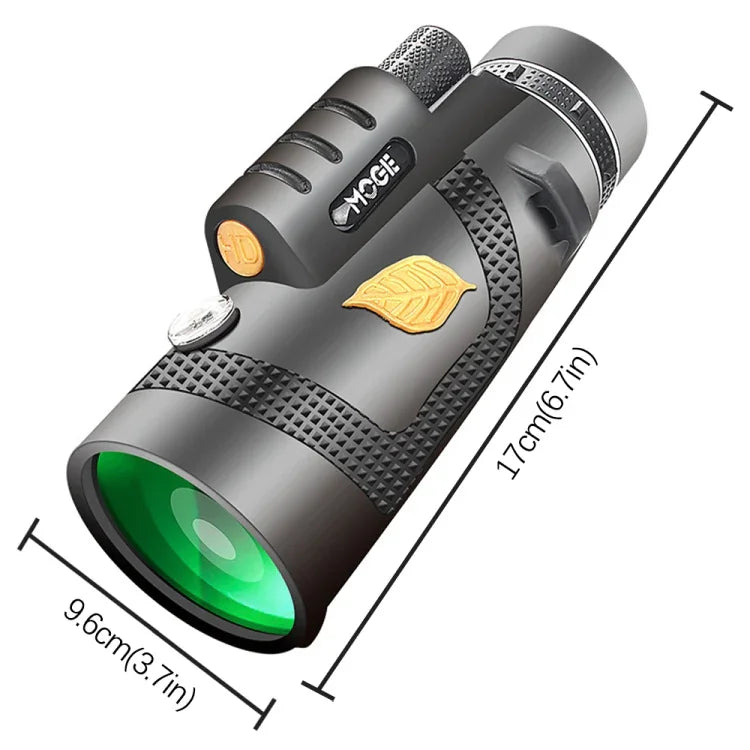 Ống nhòm đơn chuyên nghiệp HD nhìn ban đêm Moge 12x50, Moge 12x50