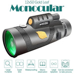 Ống nhòm đơn chuyên nghiệp HD nhìn ban đêm Moge 12x50, Moge 12x50