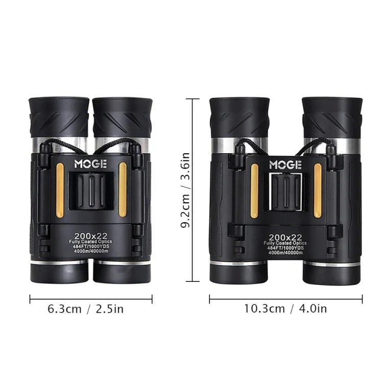 Ống nhòm chuyên nghiệp HD nhìn ban đêm ngoài trời Moge 200x22 có giá đỡ, Moge 200x22 có giá đỡ