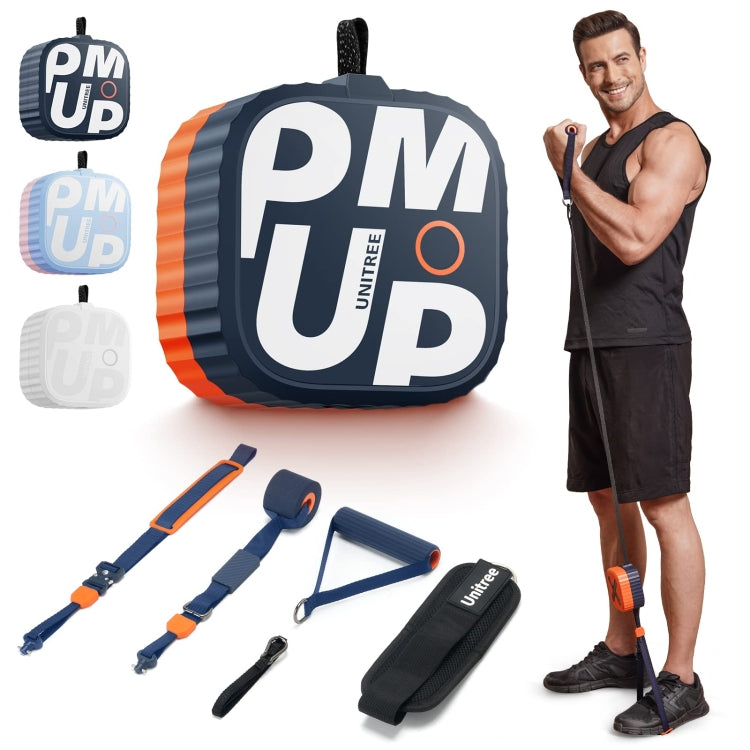 Unitree bơm tập gym tại nhà di động máy cáp điều chỉnh lực 4.4-44lbs, bơm (xanh đậm), bơm (xanh cam), bơm (trắng), bơm (hồng)