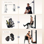 Unitree bơm tập gym tại nhà di động máy cáp điều chỉnh lực 4.4-44lbs, bơm (xanh đậm), bơm (xanh cam), bơm (trắng), bơm (hồng)
