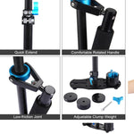 Bộ ổn định cầm tay bằng sợi carbon PULUZ 38.5-61cm cho DSLR & DV Video kỹ thuật số & máy ảnh, Tải trọng: 0.5-3kg, P60T Xanh, P60T Đỏ