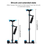 Bộ ổn định cầm tay bằng sợi carbon PULUZ 38.5-61cm cho DSLR & DV Video kỹ thuật số & máy ảnh, Tải trọng: 0.5-3kg, P60T Xanh, P60T Đỏ