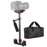 Bộ ổn định cầm tay bằng sợi carbon PULUZ 38.5-61cm cho DSLR & DV Video kỹ thuật số & máy ảnh, Tải trọng: 0.5-3kg, P60T Xanh, P60T Đỏ