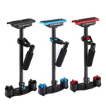 Bộ ổn định cầm tay bằng sợi carbon PULUZ 38.5-61cm cho DSLR & DV Video kỹ thuật số & máy ảnh, Tải trọng: 0.5-3kg, P60T Xanh, P60T Đỏ