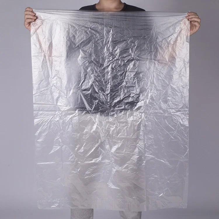 100 túi nhựa PE chống bụi chống ẩm, kích thước: 60cm x 100cm, 60cm x 100cm