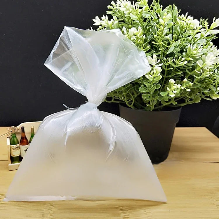 100 túi nhựa PE chống bụi chống ẩm, kích thước: 60cm x 100cm, 60cm x 100cm