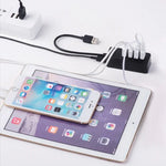 ORICO W5P-U3-30 Bộ chia USB 3.0 để bàn 4 cổng với cáp Micro USB 30cm nguồn điện, W5P-U3-30 Màu đen